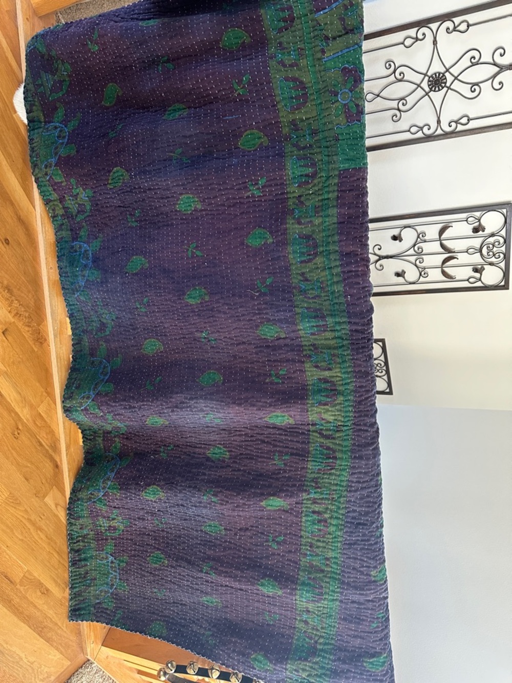 Kantha Indigo 1 Reversible Twin
